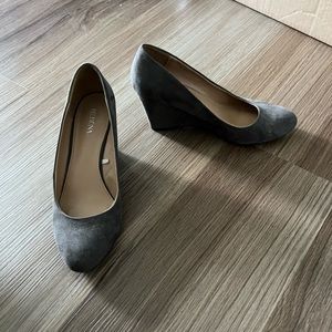 Merona suede wedges